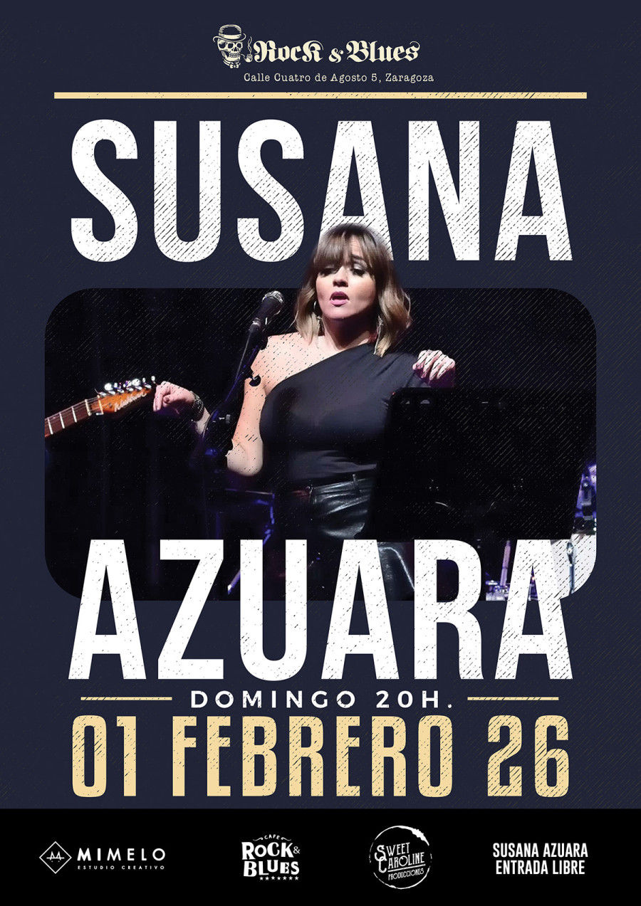 Febrero-1 / Rock and Blues Café / Susana Azuara / Zaragoza 2026
