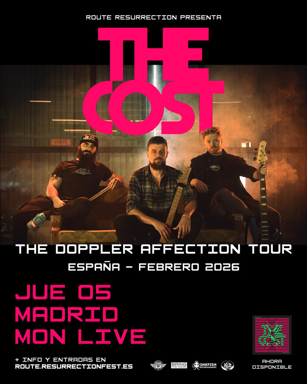 Febrero-5 / Sala Mon Live / The Cost / Madrid 2026