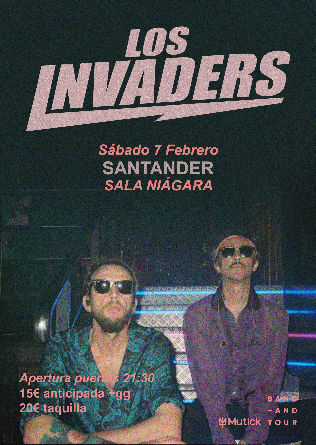 Febrero-7 / Sala Niágara / Los Invaders / Santander 2026