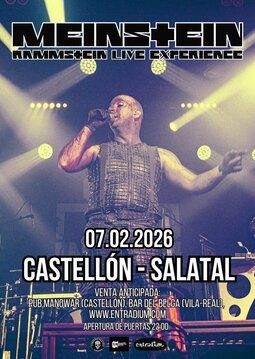 Febrero-7 / Salatal Club / Meinstein (Tributo Rammstein) / Castellón de la Plana 2026