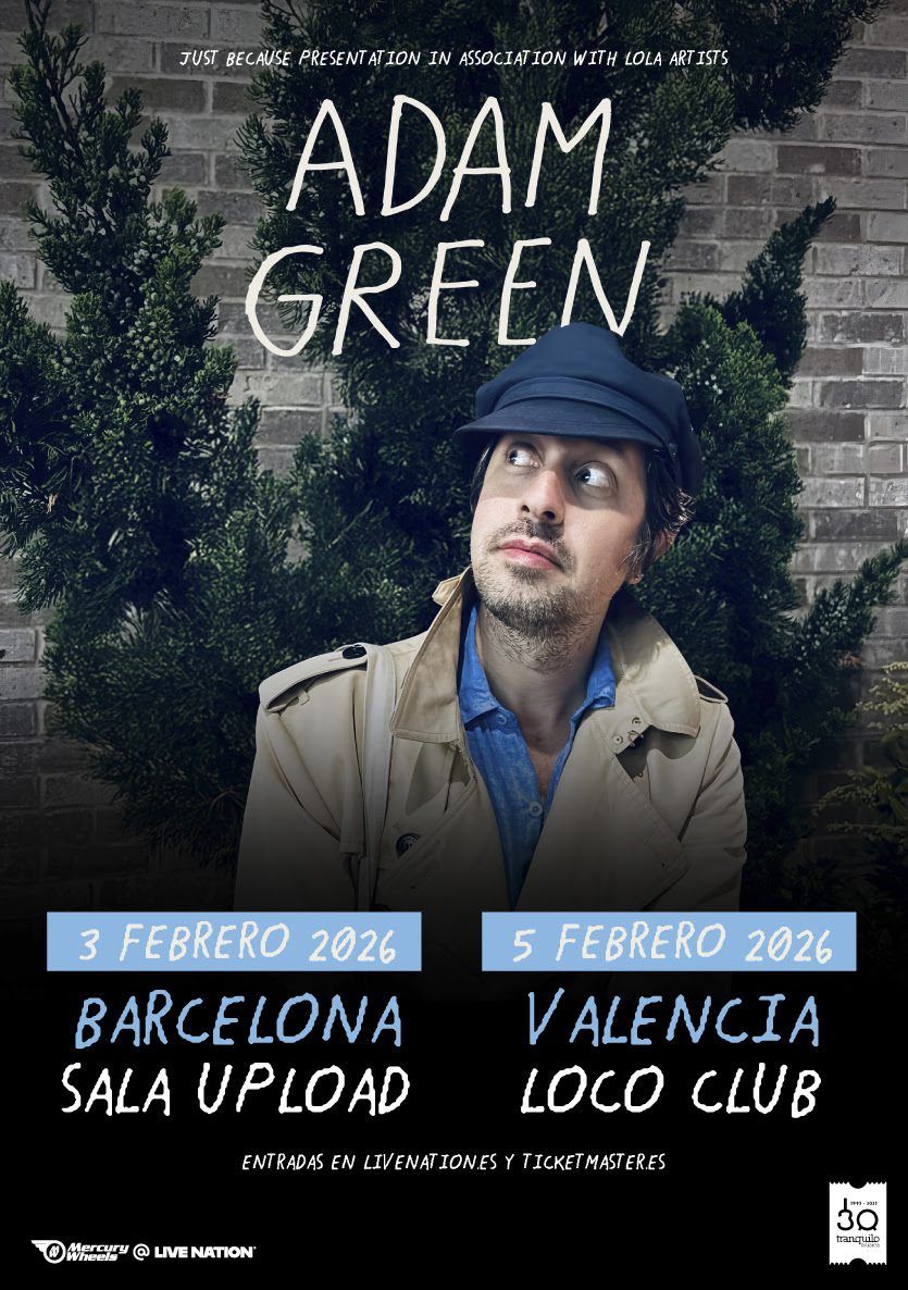 Febrero-3 / Sala Upload / Adam Green / Barcelona 2026
