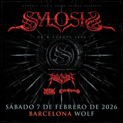 Febrero-7 / Sala Wolf / Sylosis + Revocation + Distant + Life Cycles / Barcelona 2026