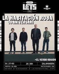 Marzo-27 / Sala Santana 27 / La Habitación Roja + El Verbo Odiado / Barcelona 2026