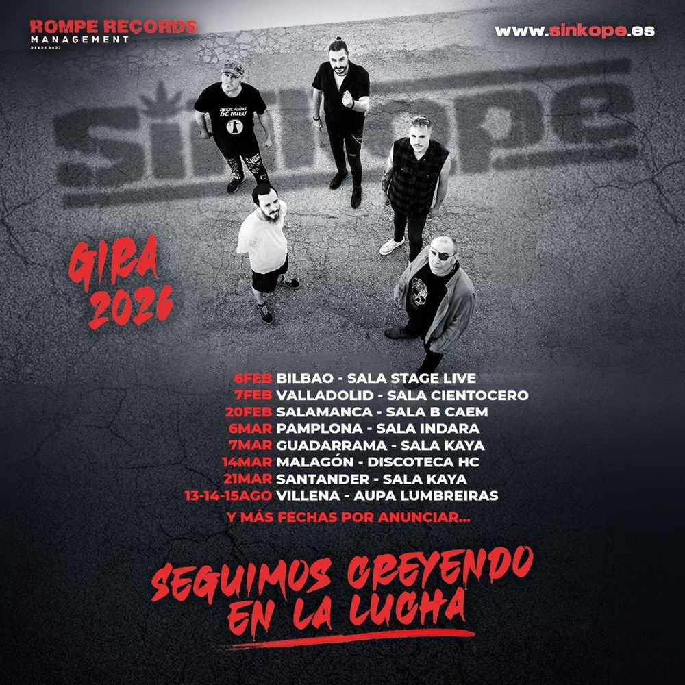 Febrero-6 / Stage Live / Sinkope / Bilbao 2026