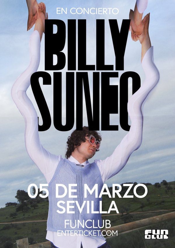 Concierto de Billy Suneo en Fun Club (Sevilla) · 5 de marzo, 2026