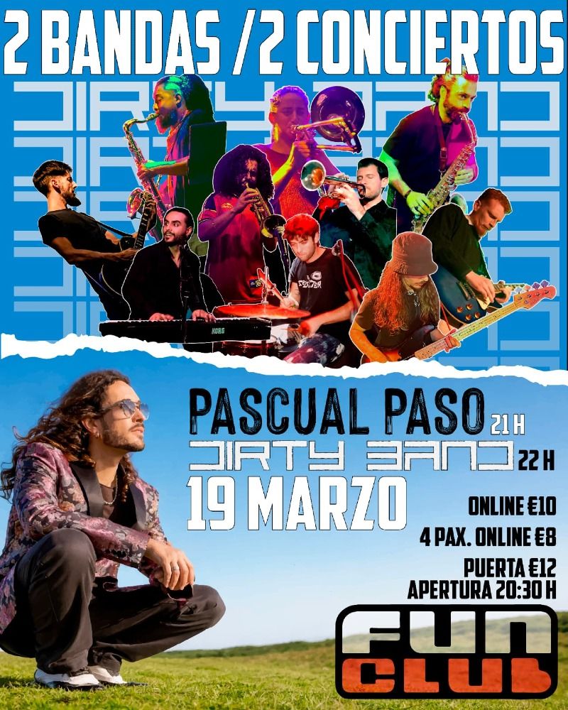 Concierto de Pascual Paso en Fun Club (Sevilla) · 19 de marzo, 2026