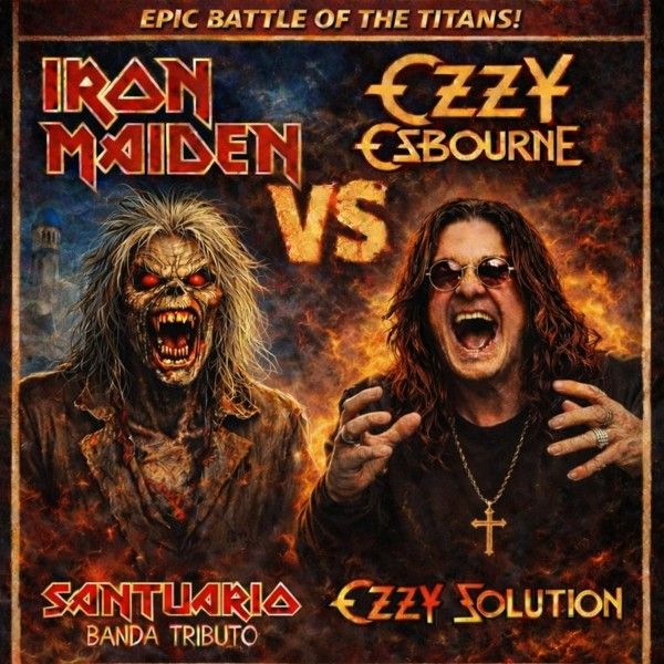 Tributos Ozzy Osbourne + Iron Maiden en Sala Fundición (Logroño) · 21 de marzo, 2026