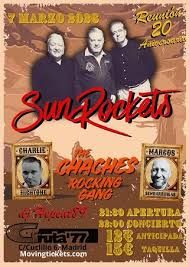 Concierto de The Sun Rockets en Gruta 77 (Madrid) · 7 de marzo, 2026