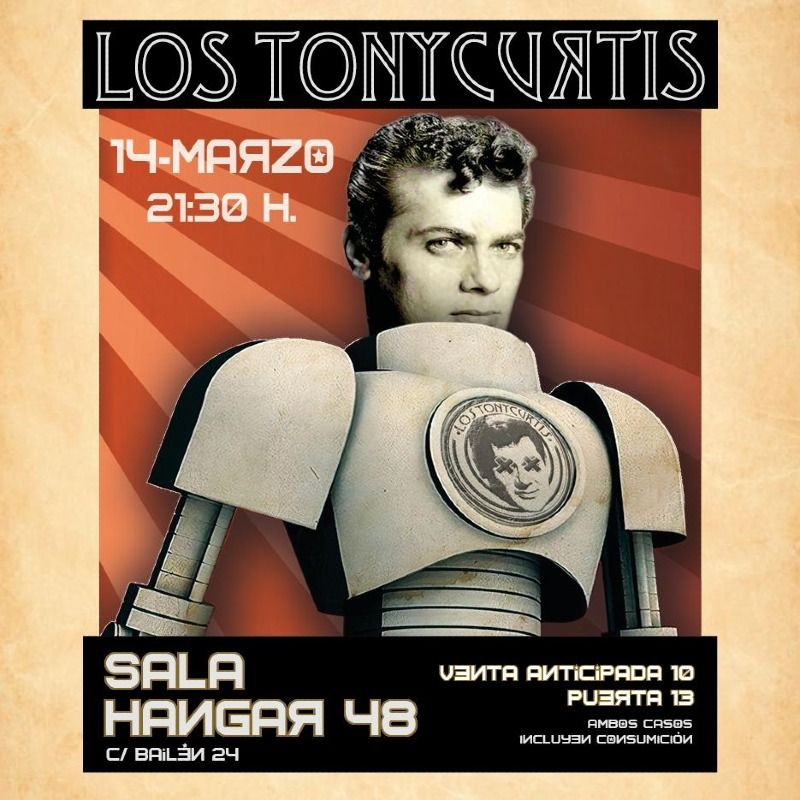 Concierto de Los Tonycurtis en Hangar 48 (Madrid) · 14 de marzo, 2026