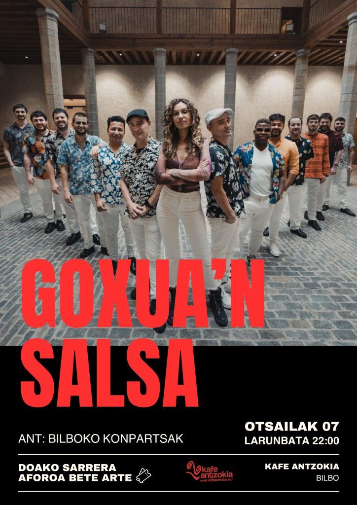 Concierto de Goxua’n Salsa en Kafé Antzokia (Bilbao) · 7 de febrero, 2026