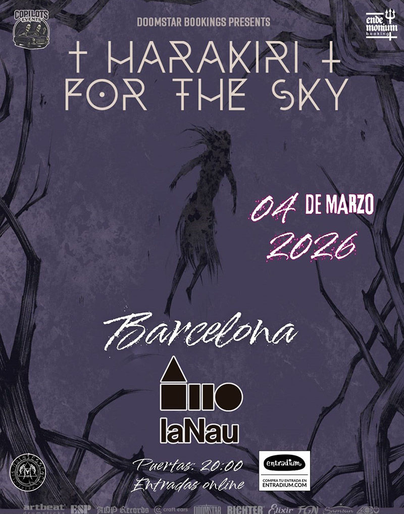 Marzo-4 / Sala La Nau / Harakiri for the Sky / Barcelona 2026