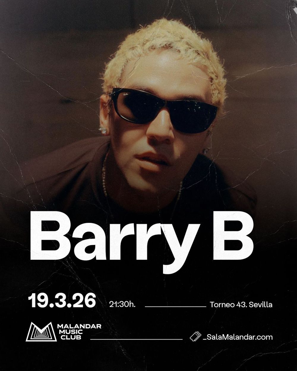 Concierto de Barry B en Malandar (Sevilla) · 19 de marzo, 2026
