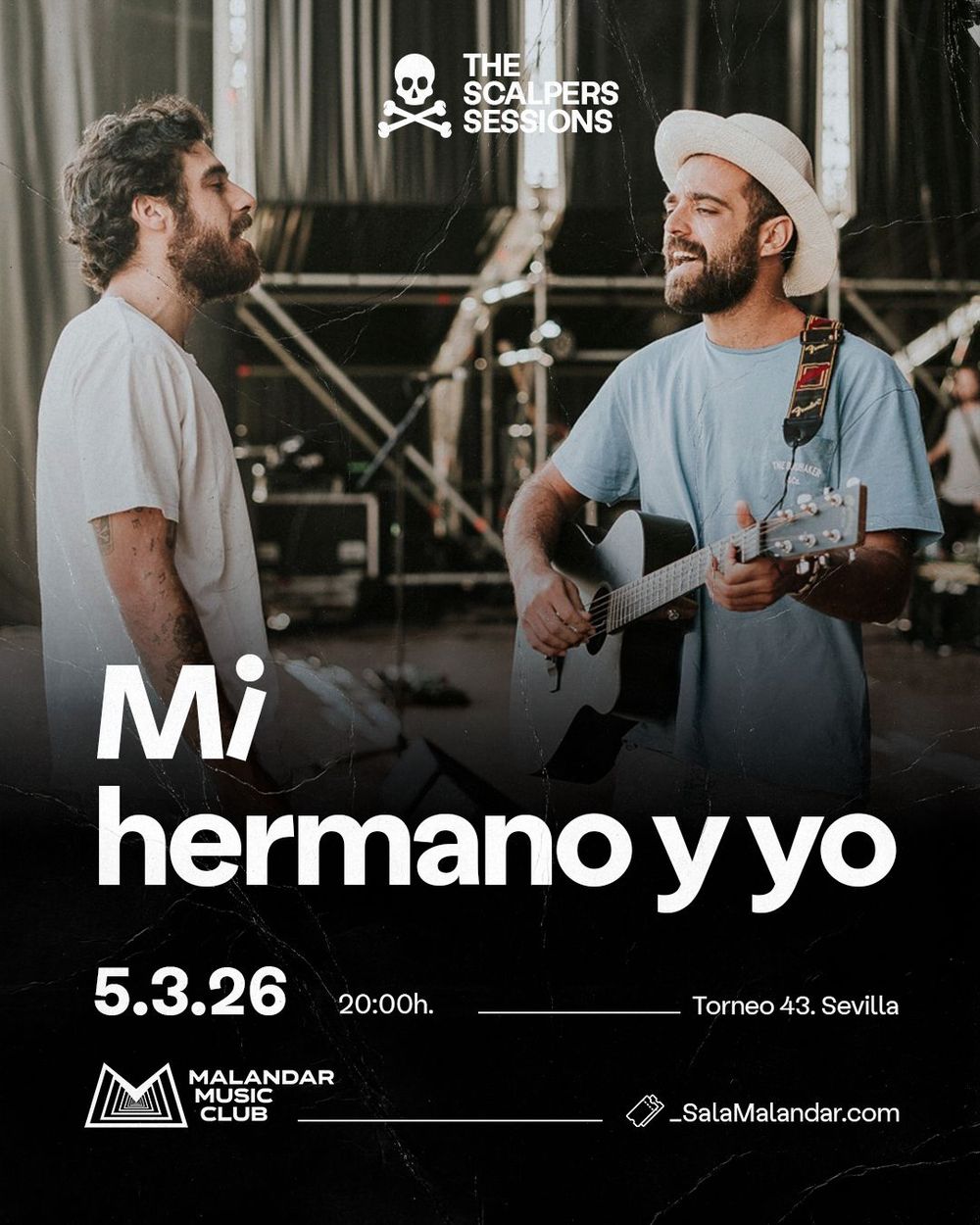 Concierto Mi Hermano y Yo en Malandar (Sevilla) · 5 de marzo, 2026