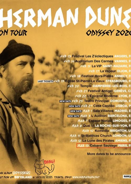 Marzo-3 / L’Auditori / Herman Düne / Barcelona 2026