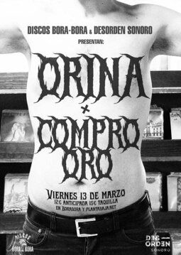 Concierto de Orina + Compro Oro en Planta Baja (Granada) · 13 de marzo, 2026