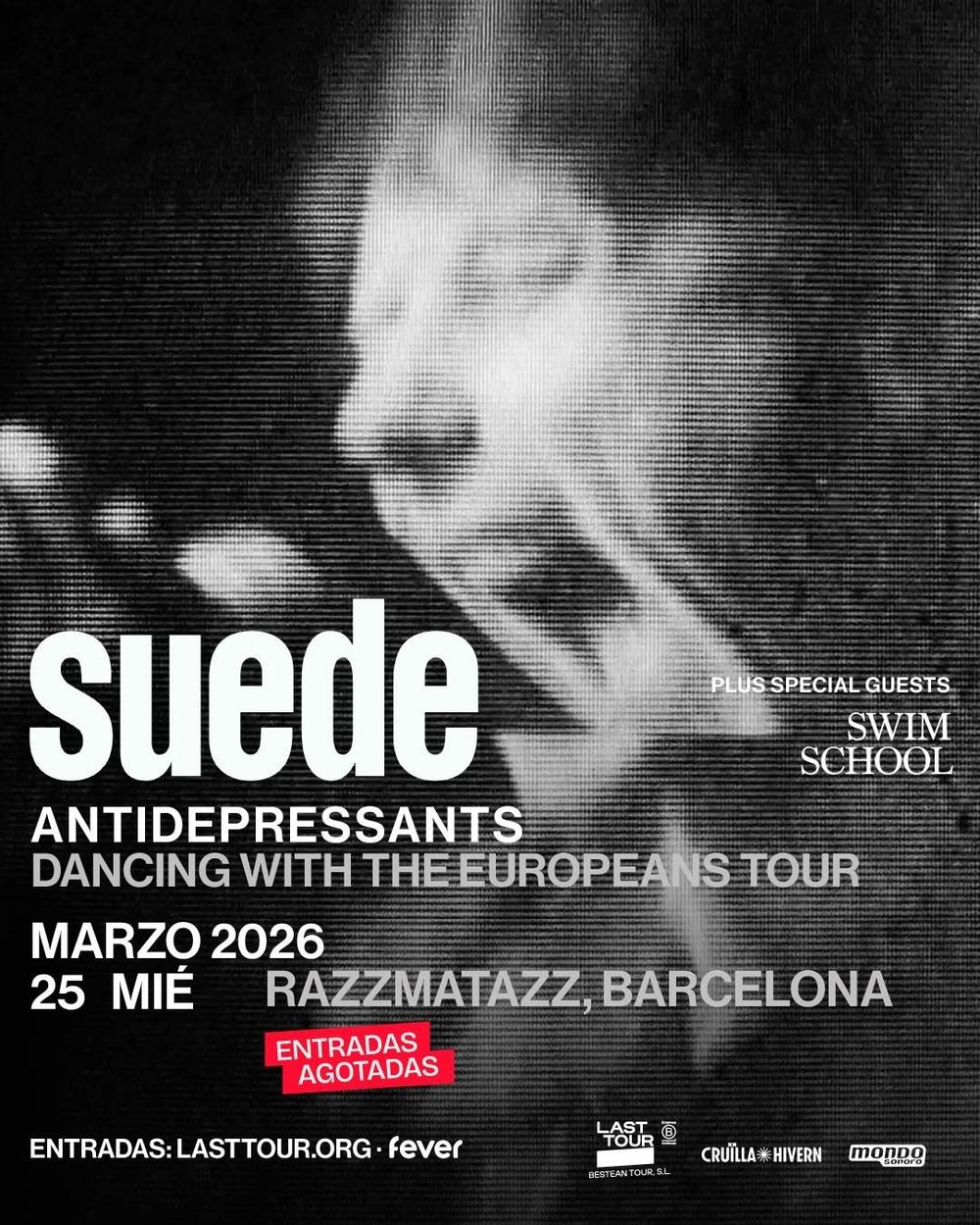 Marzo-25 / Sala Razzmatazz / Suede / Barcelona 2026