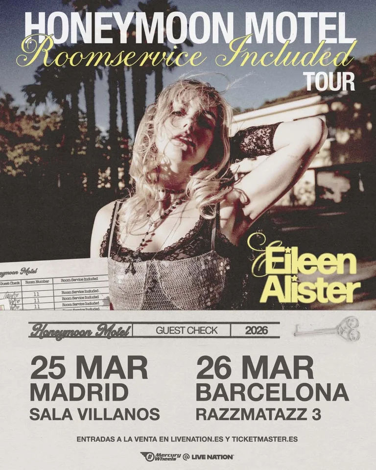 Marzo-26 / Sala Razzmatazz / Eileen Alister / Barcelona 2026