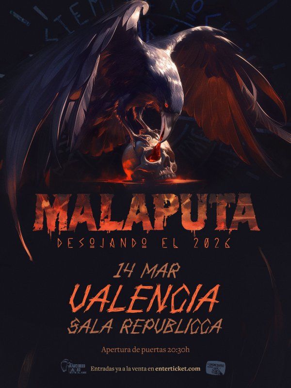 Concierto de Malaputa en Sala Repvblicca (Mislata) · 14 de marzo, 2026