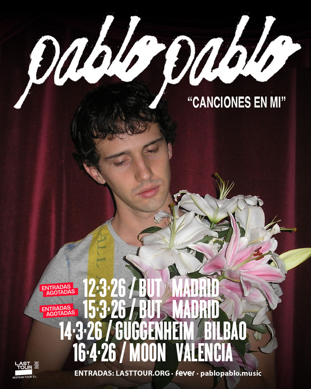 Concierto de Pablopablo en Sala But (Madrid) · 12 de marzo, 2026