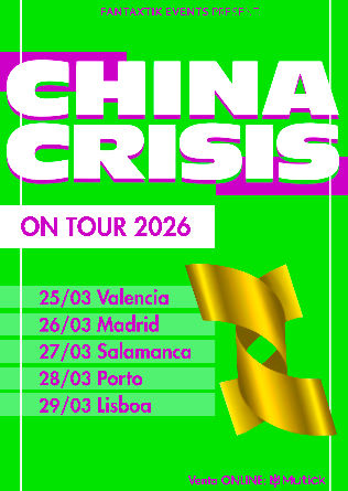 Concierto de China Crisis en Sala El Sol (Madrid) · 26 de Marzo, 2026