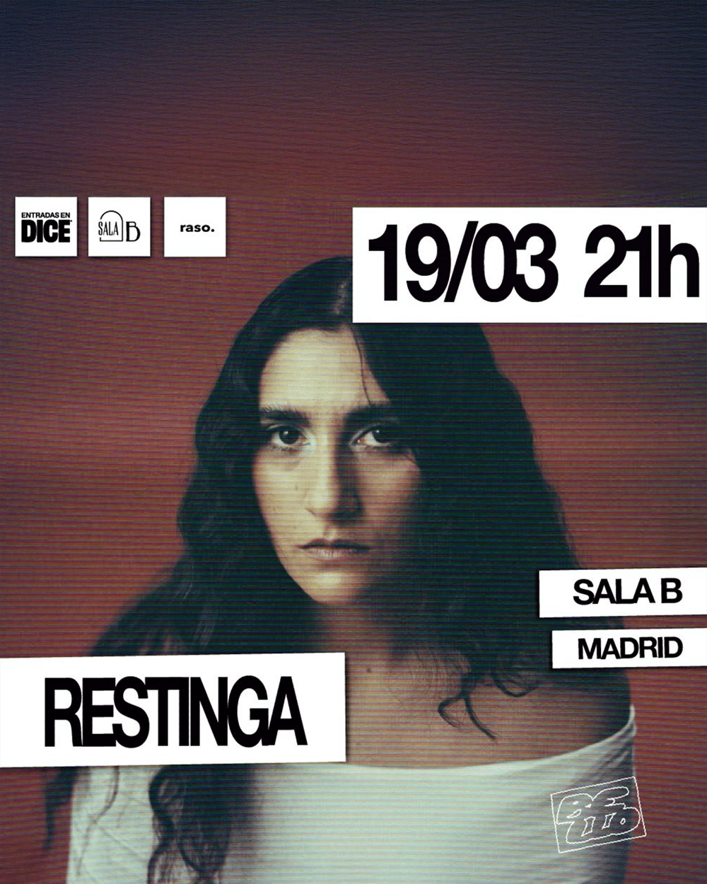 Concierto de Restinga en Sala B (Madrid) · 19 de marzo, 2026