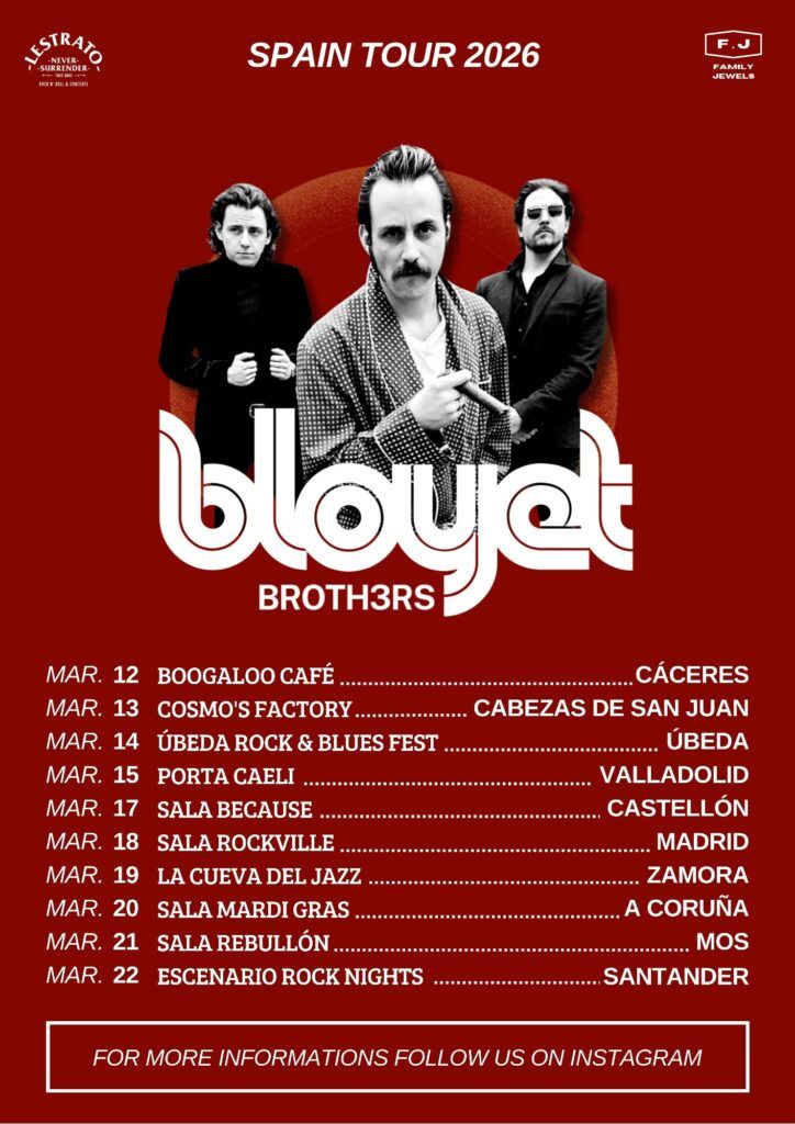 Concierto de The Bloyet Brothers en Sala Rebullón (Mos) · 21 de marzo, 2026