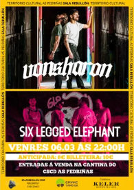 Concierto de Vonsharon en Sala Rebullón (Mos) · 6 de marzo, 2026