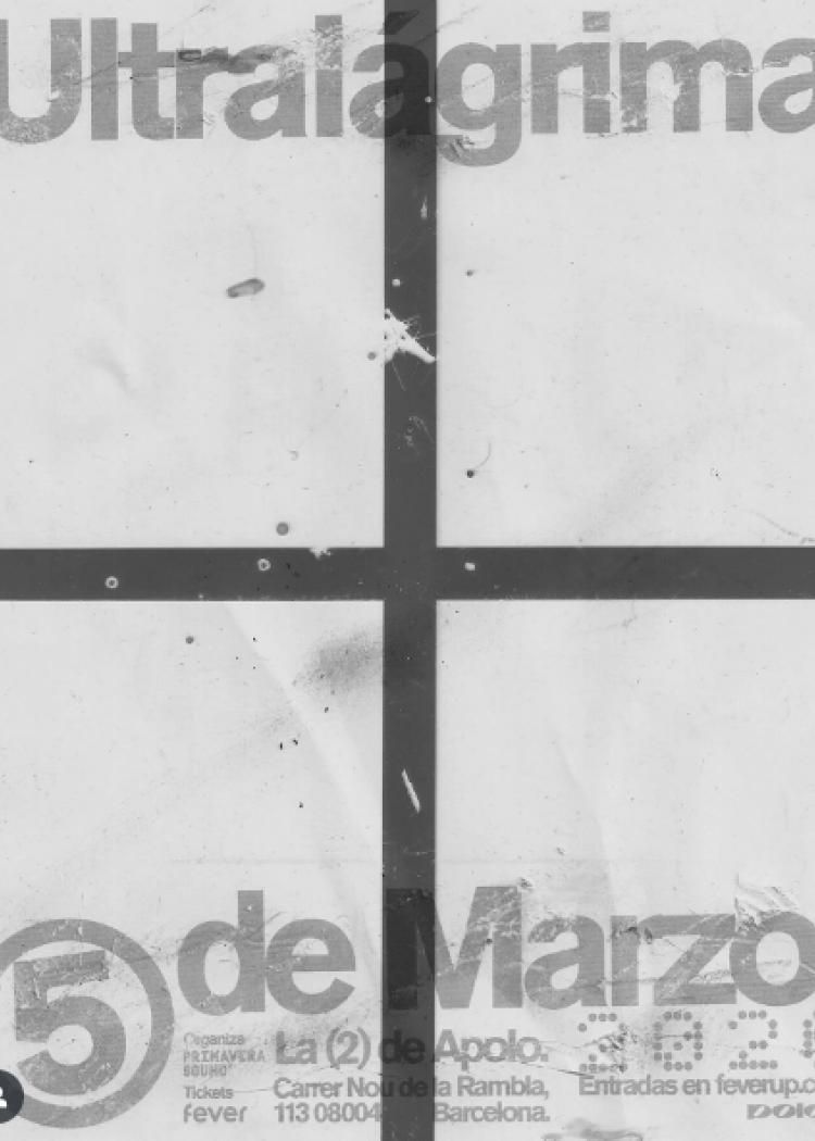 Marzo-5 / Sala Apolo / Ultralágrima / Barcelona 2026