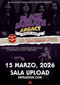 Concierto de Black Sasbbath Legacy en Sala Upload (Barcelona) · 15 de marzo, 2026