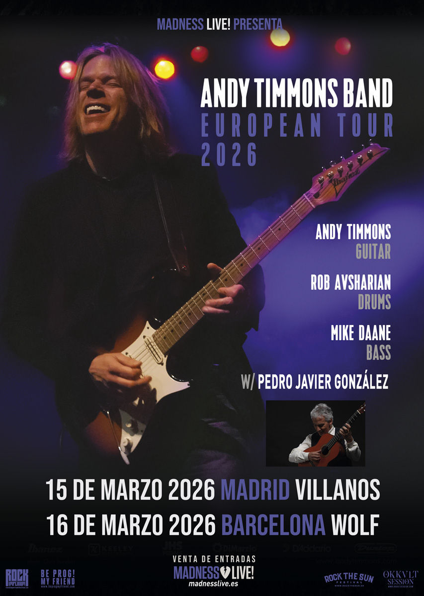 Marzo-15 / Sala Villanos / Andy Timmons + Pedro Javier González / Madrid 2026