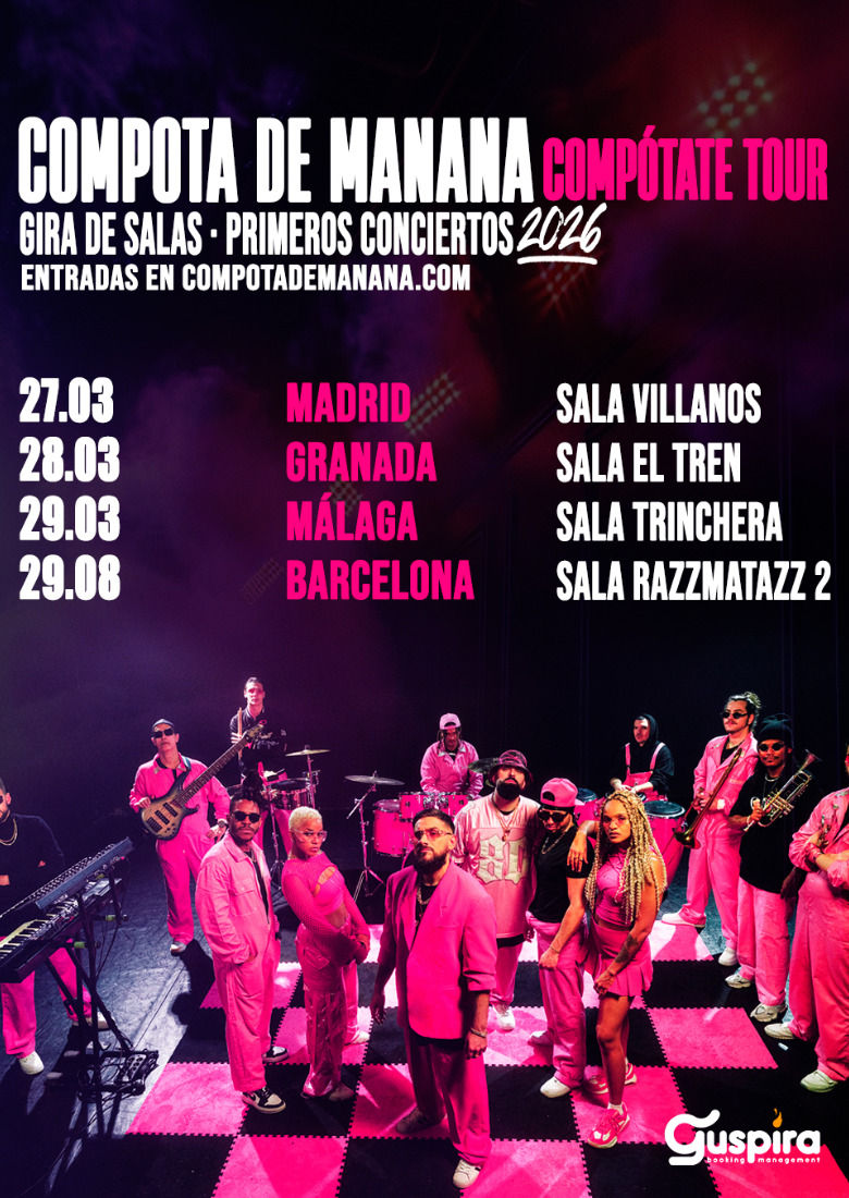 Concierto de Compota de Manana en Sala Trinchera (Málaga) · 29 de marzo, 2026