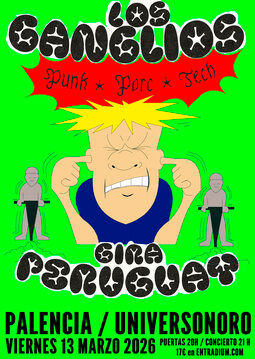 Concierto de Los Ganglios en Universonoro (Palencia) · 13 de marzo, 2026