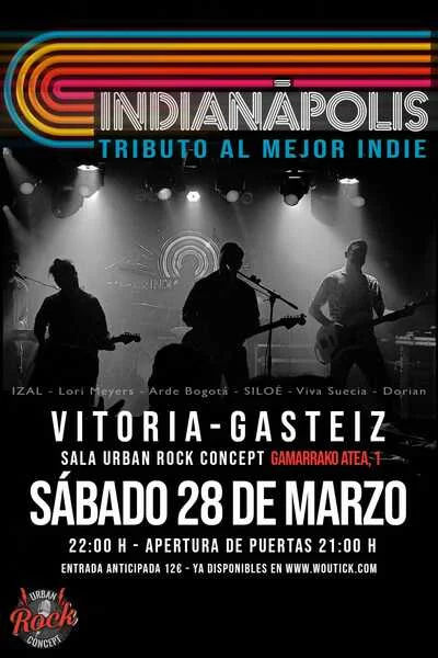 Indianapolis ‘Tributo Indie’ en Urban Rock Concept (Vitoria-Gasteiz) · 28 de marzo, 2026