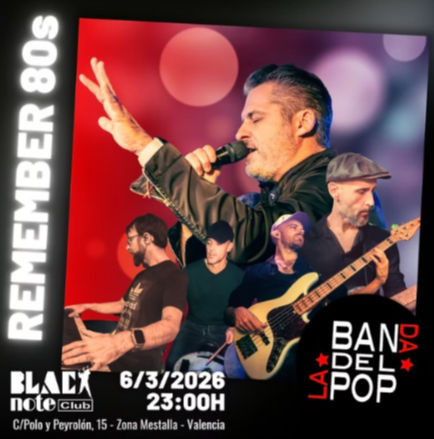 Concierto de La Banda del Pop en Black Note Club (Valencia) · 6 de marzo, 2026