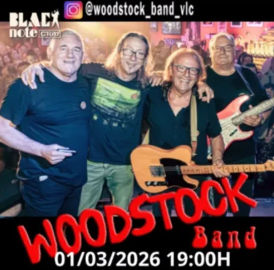 Concierto de Woodstock Band en Black Note Club (Valencia) · 1 de marzo, 2026