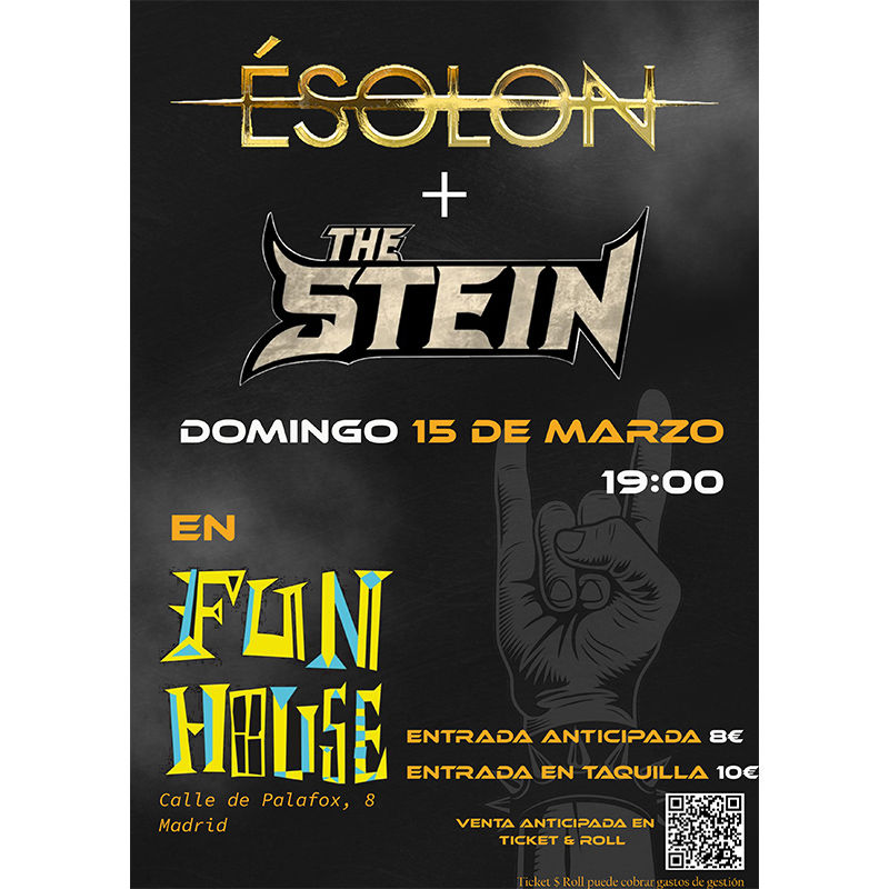 Concierto de Ésolon + The Stein en Fun House (Madrid) · 15 de marzo, 2026