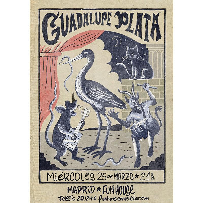 Concierto de Guadalupe Plata en Fun House (Madrid) · 25 de marzo, 2026