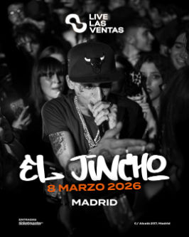 Concierto de El Jincho en Live Las Ventas (Madrid) · 8 de marzo, 2026