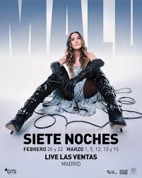 Concierto de Malú en Live Las Ventas (Madrid) · 1 de marzo, 2026