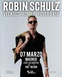 Concierto de Robin Schulz en Live Las Ventas (Madrid) · 7 de marzo, 2026