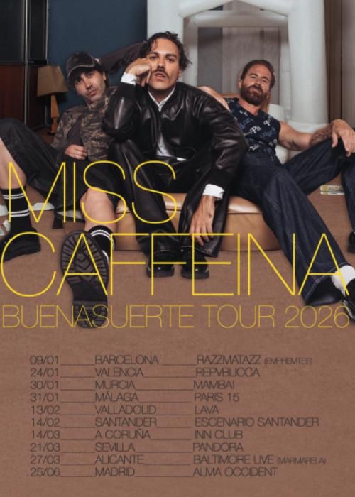 Concierto de Miss Caffeina en Sala Pandora (Sevilla) · 21 de marzo, 2026