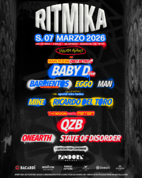 Ritmika Retro Fest en Sala Pandora (Sevilla) · 7 de marzo, 2026