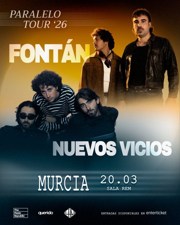 Concierto de Fontán en Sala Rem (Murcia) · 20 de marzo, 2026