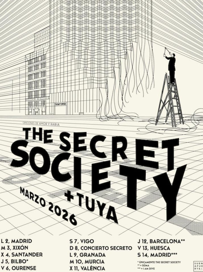 Concierto de The Secret Society en Sala Vol (Barcelona) · 12 de marzo, 2026