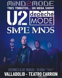 Mind2Mode ‘Tributo U2, Simple Minds, Depeche Mode’ en Teatro Carrión (Valladolid) · 6 de marzo, 2026