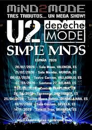 Mind2Mode ‘Tributo Simple Minds, U2, Depeche Mode’ en Zentral (Pamplona-Iruña) · 8 de marzo, 2026