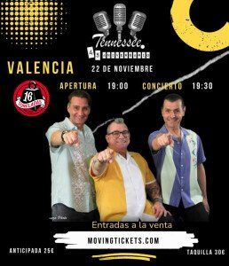 Noviembre-22 / Sala 16 Toneladas / Tennessee