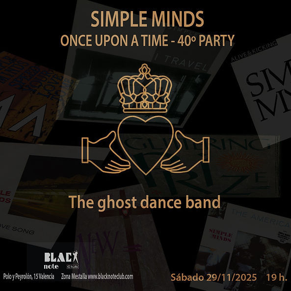 Noviembre-29 / Black Note Club / The Ghost Dance Band (Simple Minds)
