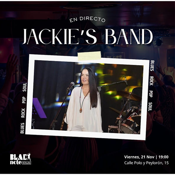 Noviembre-21 / Black Note Club / Jackie’s Band