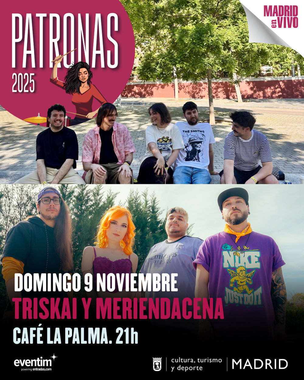 Noviembre-9 / Cafe La Palma / Triskai + Meriendacena / Madrid 2025